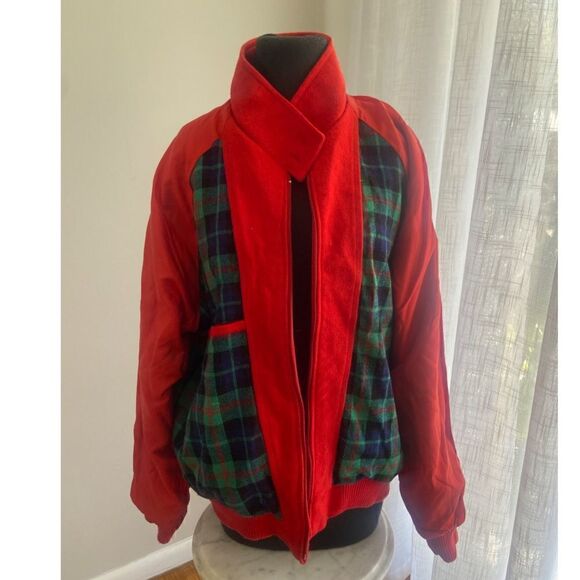 Rare Wool Fox Knapp Lined Jacket Size Large - Picture 11 of 15